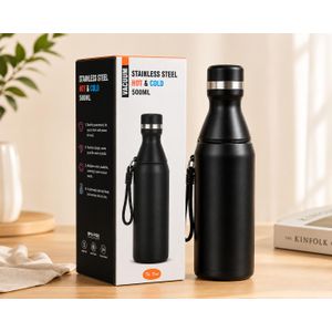 Bouteille isotherme en acier inoxydable – 500 ml