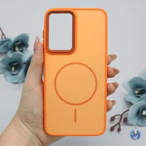 Coque En Silicone Magsafe Compatible Pour Tecno Camon 50 - ORANGE