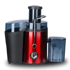  Extracteur de Jus Centrifugeuse Puissant 1500W - 2 Vitesses, Acier Inoxydable, Rendement Élevé - rouge