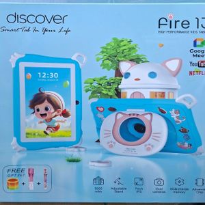 Discover Tablette Educative Fire 13 de 7 pouces, Wi-Fi uniquement 6/256 Go Batterie de 5000 mAh