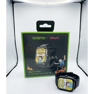 Oraimo Montre Connectée Watch 5 Max – Écran HD 2.0" – Édition Spéciale TAHILALATS – Noir