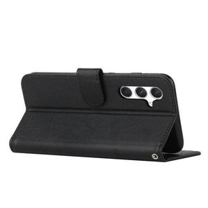 Etui A Rabat Portefeuille compatible à Samsg Galaxy A56 + 1 Antichoc - Noir