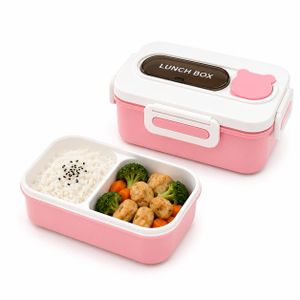 Boîte à Lunch Rectangulaire – Boîte Repas avec Couvercle et Fermeture à Clips