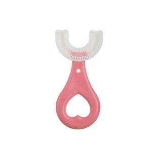 Brosse à dents manuelle ultra douce en silicone en forme de U pour bébé (2 à 6 ans).Facilitez le brossage de vos enfants dès aujourd’hui. Vos enfants s’amusent tout en prenant soins de leurs dents.