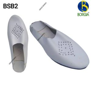  chic Sandale Babouche - Simili Cuir Blanc BSB2