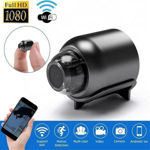 Mini caméra Wi-Fi HD 1080p - Vision nocturne incluse pour la sécurité de votre domicile
