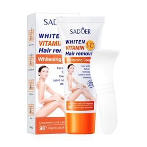 SADOER Crème Dépilatoire Douce - Blanchissante & Hydratante