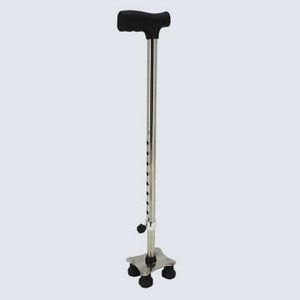 Canne de Marche Quadripode Réglable – 4 Pieds Antidérapants