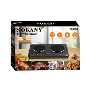 Sokany Plaque à induction électrique à 2 feux 