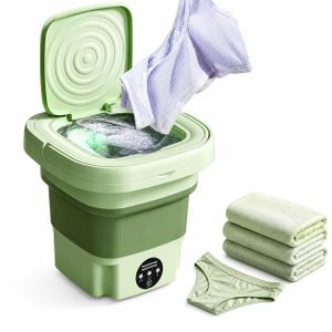 Mini machine à laver pliable portative (Mini lave-linge compact pour sous-vêtements et linge délicat)