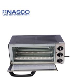 Nasco Mini Four Électrique - TO9523-GS - 14 Litres - 1300W - Gris/Noir -Garantie: 3 Mois