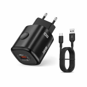 Chargeur Rapide PD 38W – Recharge Ultra Rapide avec Câble Inclus