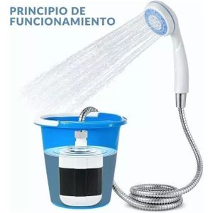 Super Pompe De Douche De Camping ABS Avec Batterie électrique Pour Une Utilisation En Extérieu