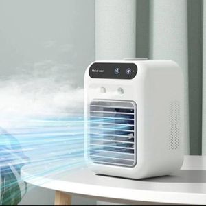 Ventilateur Climatiseur Portable Haute Qualité, Mini Rafraîchisseur d'Air USB Rechargeable