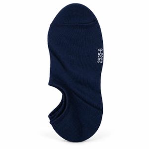 Lot de 3 paires de chaussettes invisibles pour homme – Bleu marine – Pointures 36 à 41