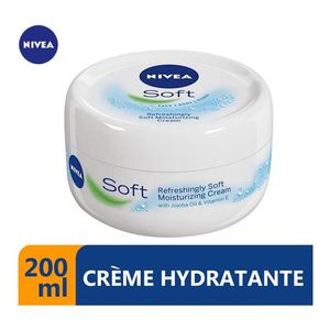 NIVEA Crème Soft - 200Ml - Blanc