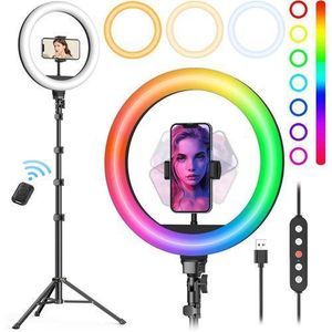 Ring Light 14 Pouces Led Multicolores 