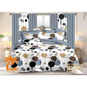 Belle Lot Complet : 2 Draps + 2 Taies + 2 Rideaux – Design Élégant et Confort Assuré