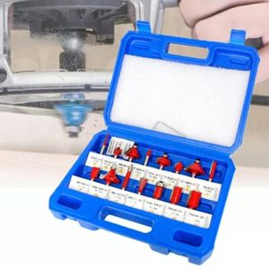 coffret de 15 fraises 8 mm pour défonceuse