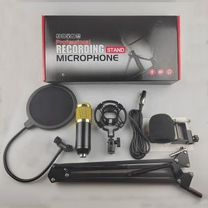 Kit Professionnel de Podcast et Diffusion en Direct – Microphone à Condensateur BM-800 avec Bras de Support