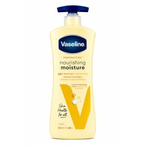 Vaseline  Intensive Care Nourishing Moisture – Lotion Corps Hydratante à l'Avoine – Hydratation 48H – 600 ml