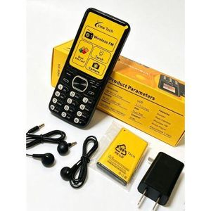 Téléphone portable classique Viewtech VT-E350 Double SIM – Écran 2,0", Radio FM sans fil, Appareil photo, Lecteur de musique – Noir