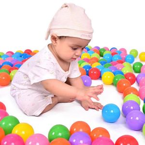 50 pieces Mini balles multifonctions colorés pour bébé /mini ballons de bain, tapis ou parc pour Tout-Petits 
