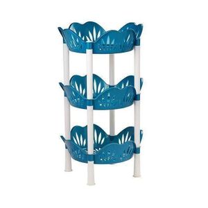 Super Mini Étagère De Rangement En Plastique à Trois Niveaux VB