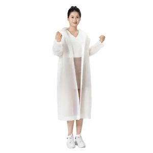 Partagez Ce Produit Imperméable Long Unisexe En EVA , Imperméable Renforcé, Imperméable à Capuche Pour Femmes Et Hommes