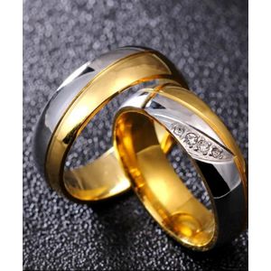 Bijou Bague de mariage en or taille 6-7(taille 6 femme et 7 homme) 