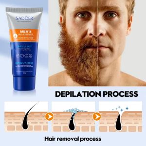 Crème Dépilatoire Homme – Épilation Rapide et Facile – 60g