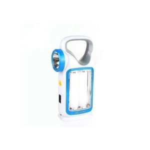 Lampe De Secours Solaire Rechargeable Et Portable Avec Torche, Panneau Solaire, Poignée, Voyant Lumineux