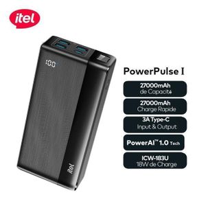 Itel PowerPulse A1481 PowerBank27000mAh 22,5W Charge rapide Type-C 
