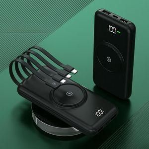 wireless charger and 4 cables 60000 Mah