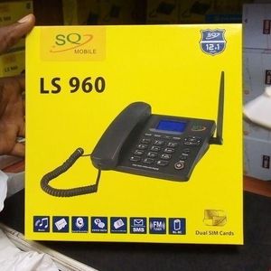 SQ Mobile LS 960 - Dual SIM - téléphone fixe avec combiné - rechargeable - Radio FM