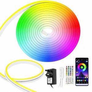 LED Neon Rope Light RGB Intelligent 5M – Contrôle via Application & Télécommande