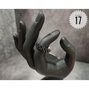 bague tendance_ noir