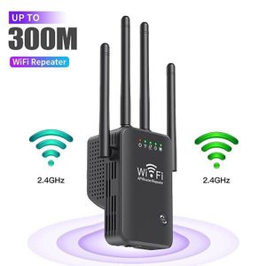 Répéteur WiFi Sans Fil - 300Mbps 2,4 GHz - Noir