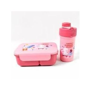 Kit déjeuner enfant avec boîte à goûter et gourde