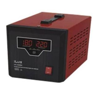 Ilux Stabilisateur 2 000Va - Rouge - 3 Mois De Garantie