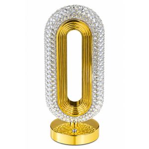 Lampe LED Crystal élégante et luxueuse - Dorée