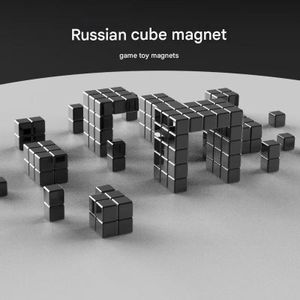 MIN CI 20 Pièces Mini Aimants Néodyme Forts 1,2×1,2×1,2cm, Aimants Cubes pour Cube Magique, Tableau Magnétique Frigo Maison Bureau École