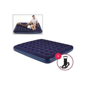 Matelas Gonflable 3 Places + Gonfleur