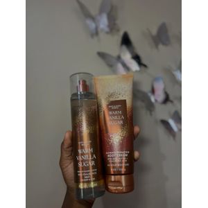 Bath And Body Works WARM VANILLA SUGAR- Brume Et Crème Pour Le Corps