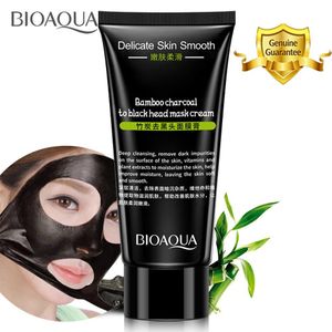 BIOAQUA Masque éliminateur de tête noire de charbon de bambou-60g