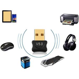 Adaptateur récepteur USB Bluetooth 5.0 pour PC, ordinateur portable, compatible avec casque, manette de jeu, imprimante, souris et clavier