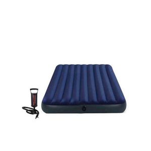 Matelas Gonflable 2 Places + Pompe Manuelle Offerte