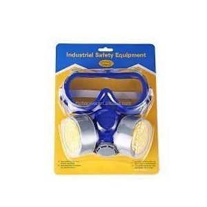 Kit de lunettes et masque en plastique avec 2 sorties d'air