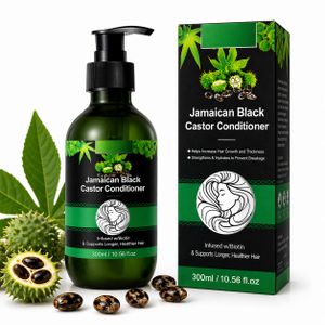 Aliver Jamaican Black Castor Conditioner 300ml – Après-Shampoing Fortifiant à l’Huile de Ricin Noir – Soin Cheveux