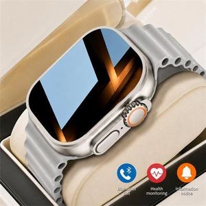 Litglobe T12 Ultra Pro Max Montre Connectée Sport 49mm Écran OLED 2.3" Full Touch Appel Bluetooth Compatible Android iOS